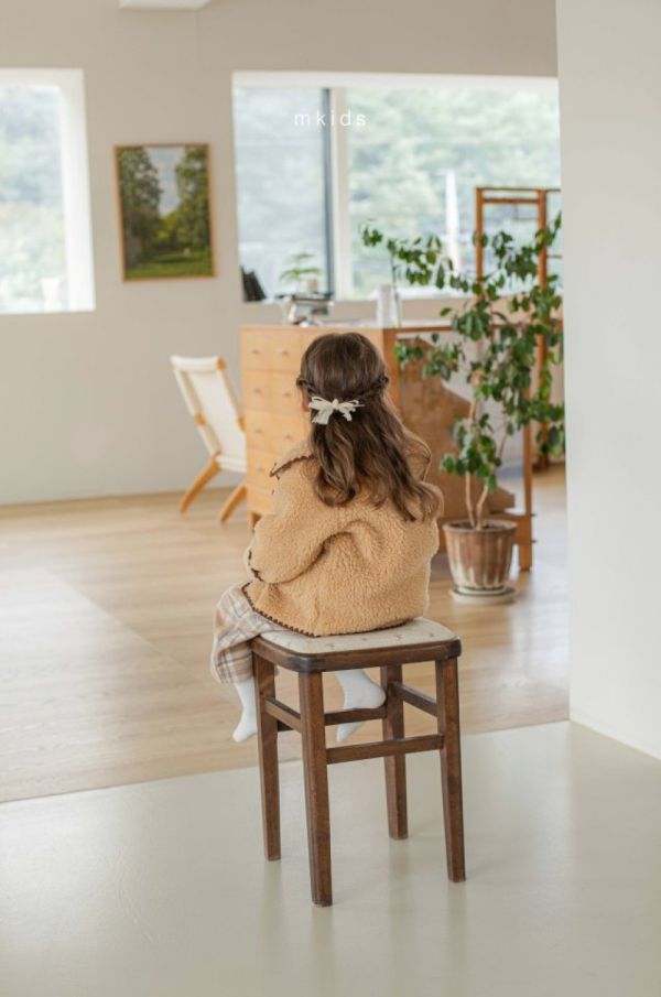 焦糖瑪奇朵羔羊絨質感大衣 