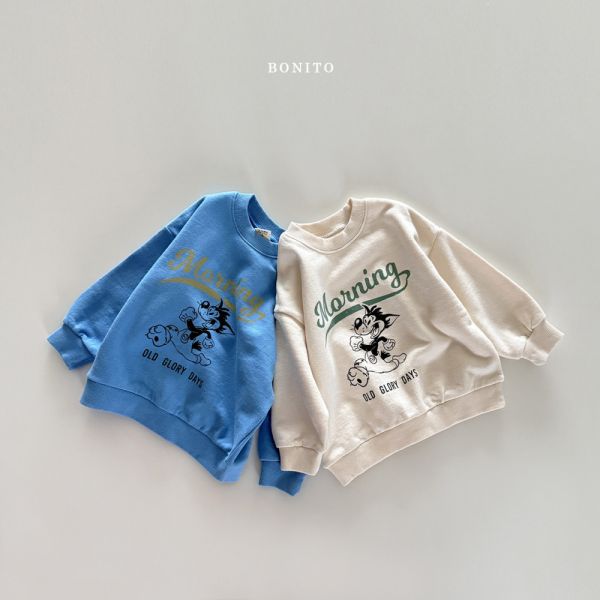 Morning Cat長袖衛衣 休閒服 