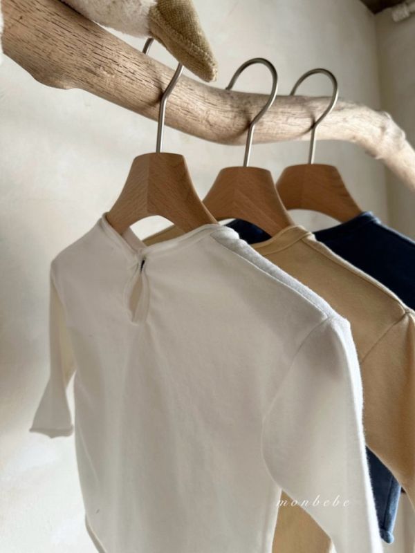 純色簡約長袖上衣 