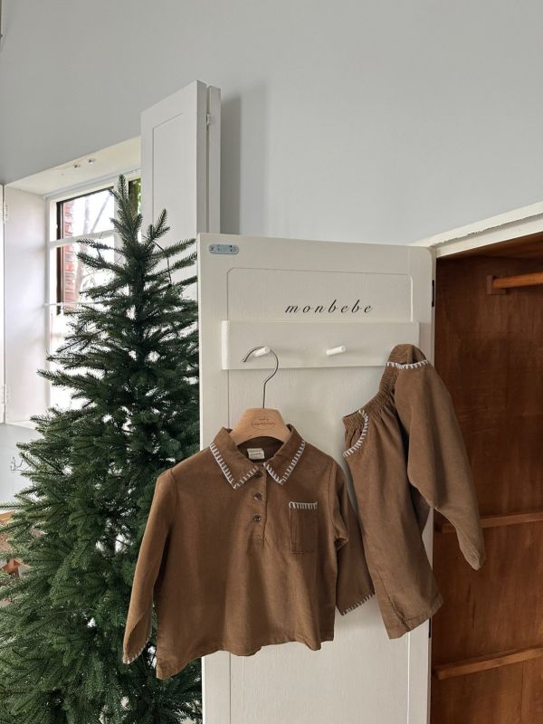 路易斯法式考邊棉褲 