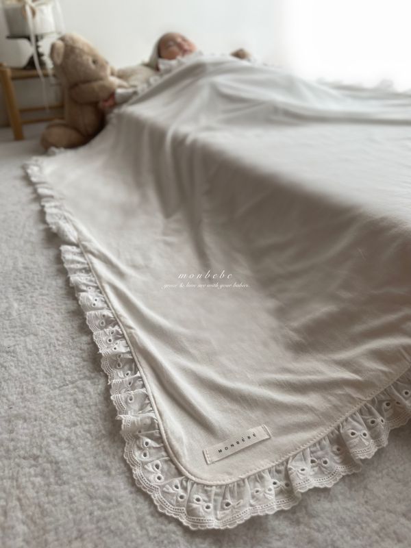 法式花邊小毯子 