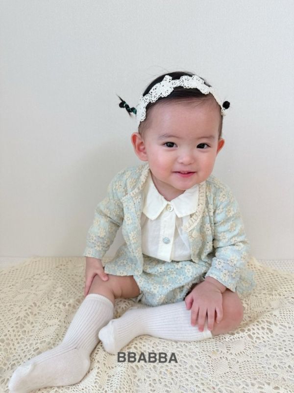 花花編織小外套 姊妹裝 