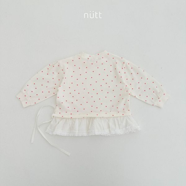 蕾絲下擺氣質長袖上衣 