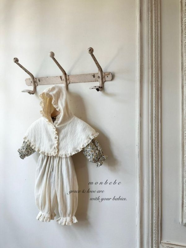 復古蕾絲邊燈籠吊帶褲 