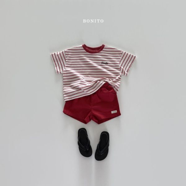 親子系列 Bonito條紋圓領T 