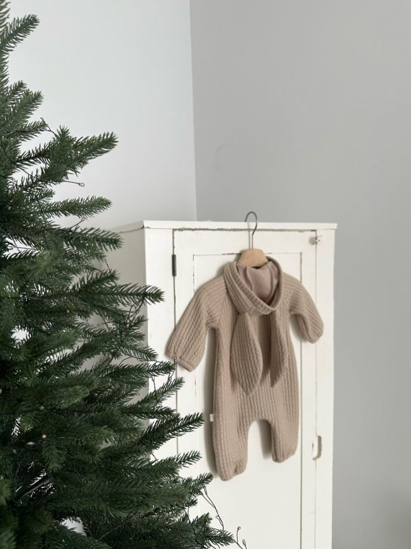 邦尼兔連身針織排扣兔裝 Monbebe Korea,monbebe