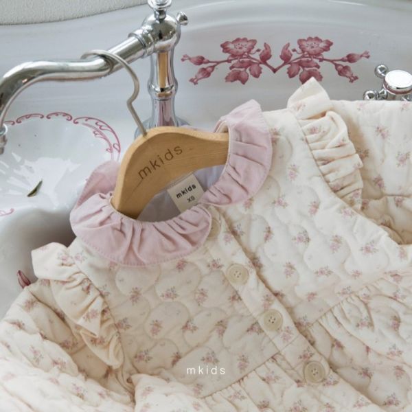 暖呼呼愛心壓紋奶油夾克 