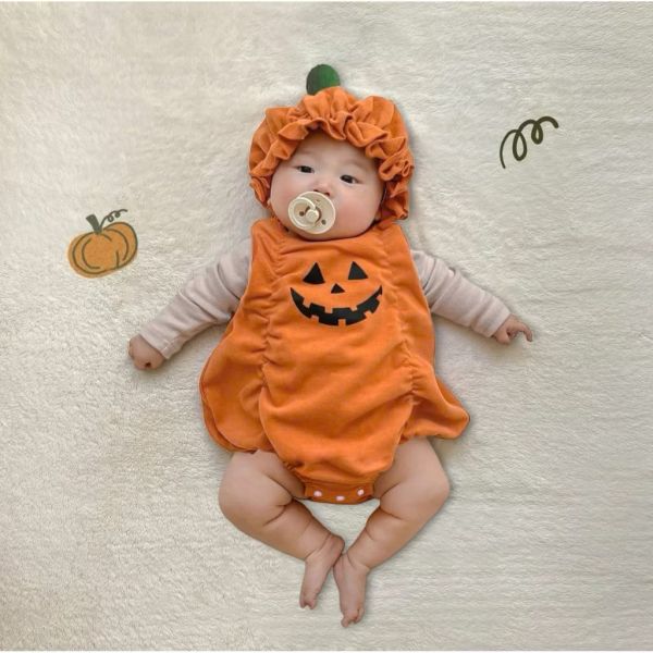 現貨 萬聖節小南瓜（含帽） laurababy