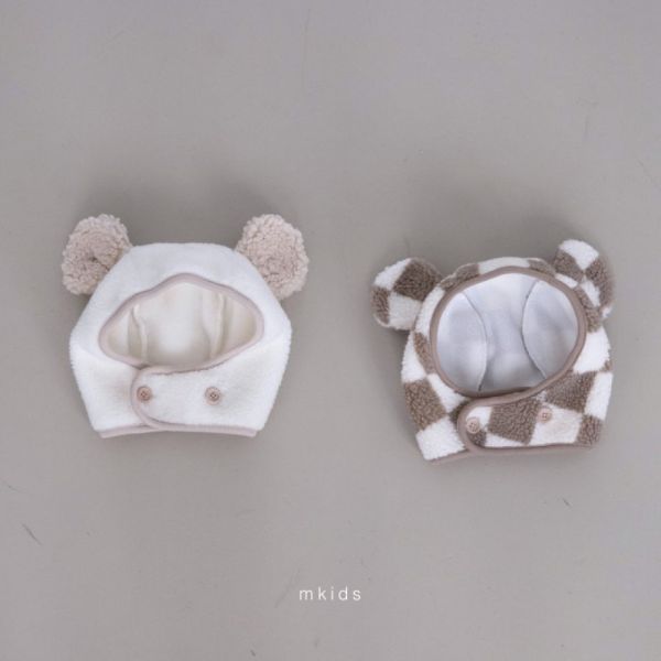 可愛熊寶寶毛茸帽 小熊頭套