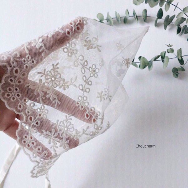現貨 刺繡花帽 