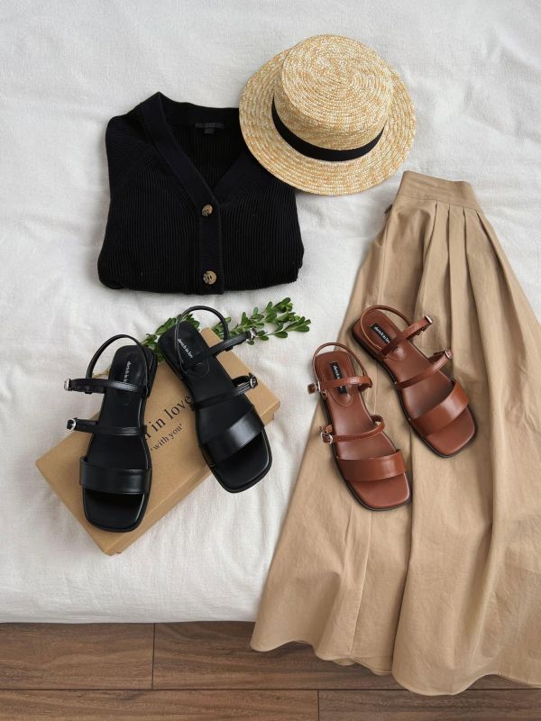 夏季新款 一字帶涼鞋 韓國女鞋代購,東大門,sketch in love korea