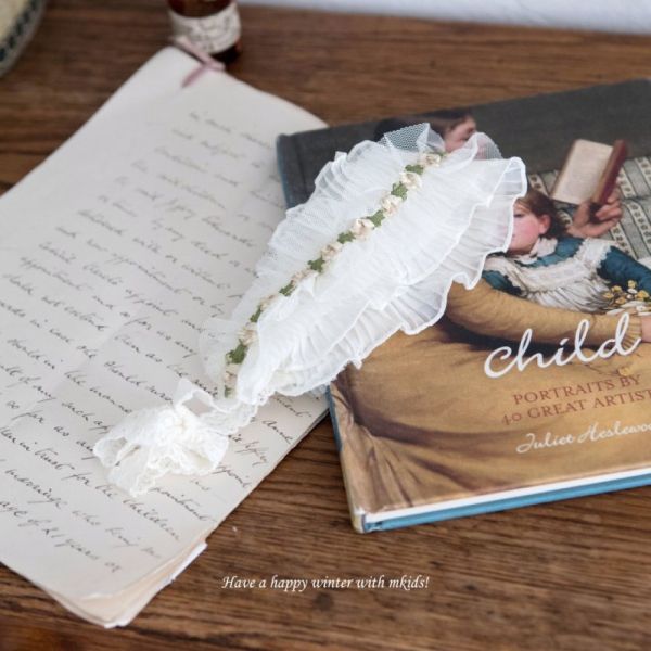 小公主的白色系髮飾 配件 