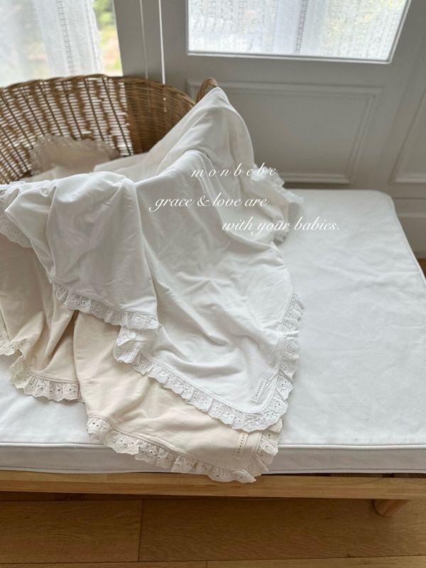 法式花邊小毯子 