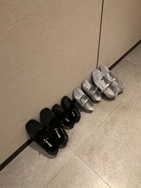 親子系列 法式透膚網紗瑪麗珍鞋 