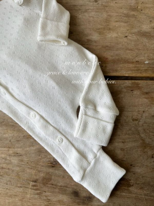 Shell荷葉領寶寶連身衣 