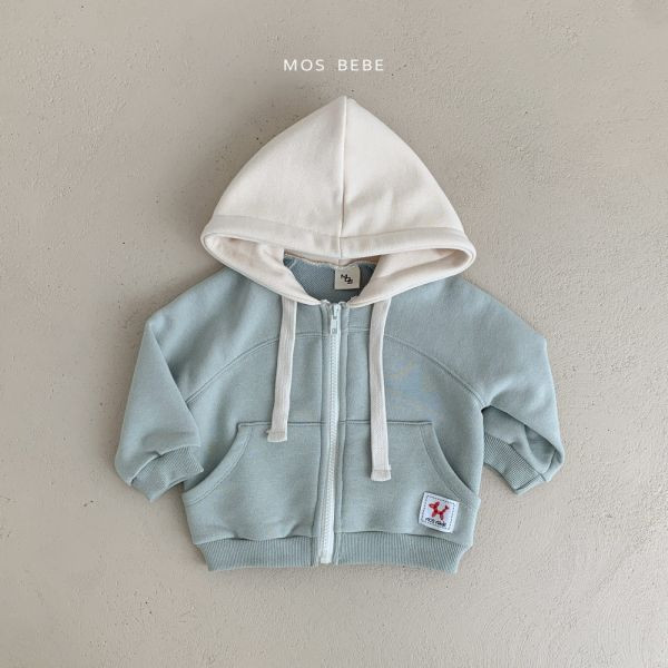 現貨 馬卡龍拚色連帽外套 MOS BEBE KOREA,童裝,蘿菈衣櫥,韓國童裝,童裝批發,代理