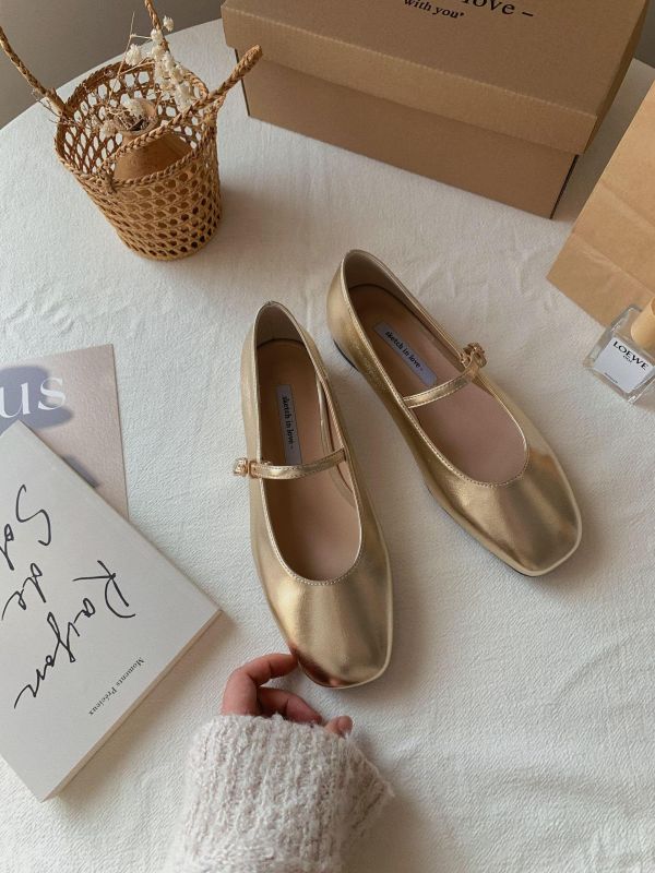 BLANC 瑪麗珍簡約氣質平底鞋 親子鞋 韓國親子裝,sketch in love 代購