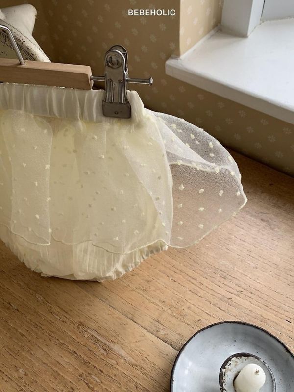 雪點寶寶包屁紗裙 Bebe holic Korea,韓國童裝,韓國Bebe holic,奶茶系寶寶,女寶穿搭