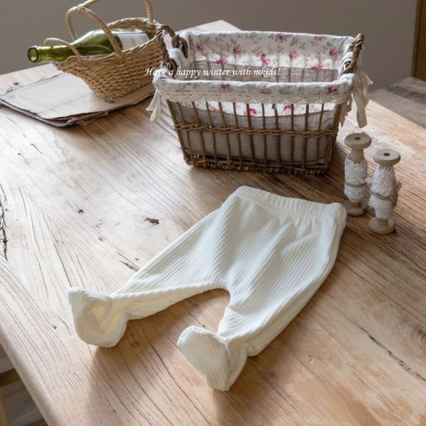 寶寶羅紋踩腳褲 保暖內搭 