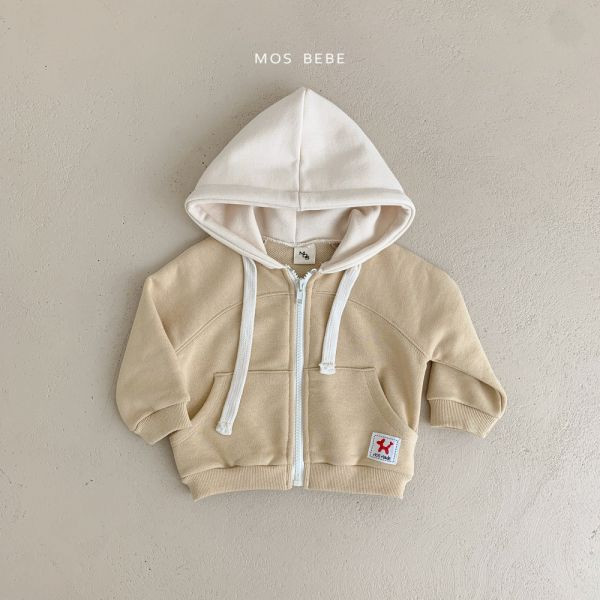 現貨 馬卡龍拚色連帽外套 MOS BEBE KOREA,童裝,蘿菈衣櫥,韓國童裝,童裝批發,代理