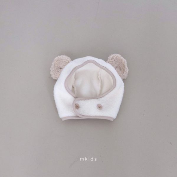 可愛熊寶寶毛茸帽 小熊頭套
