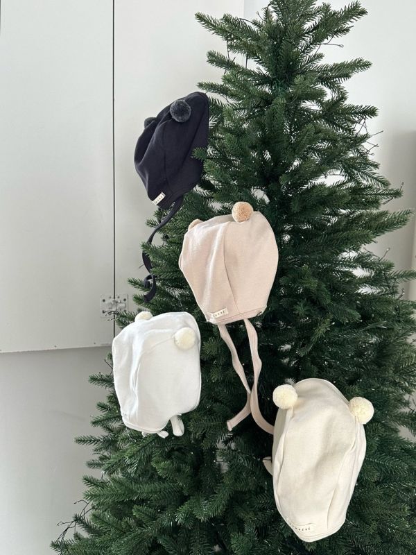 毛茸茸綁繩帽 Monbebe Korea,monbebe,laurababy,laurabebe,韓國童裝,法式
童裝