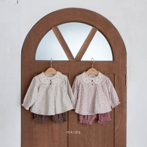 田園小碎花套裝 