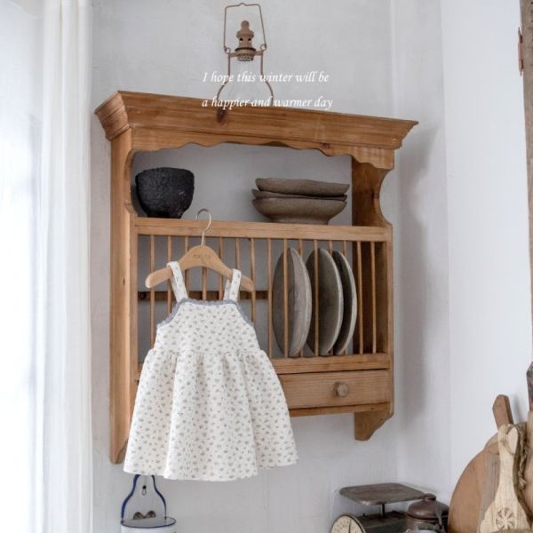 暖暖菱格紋背心裙 