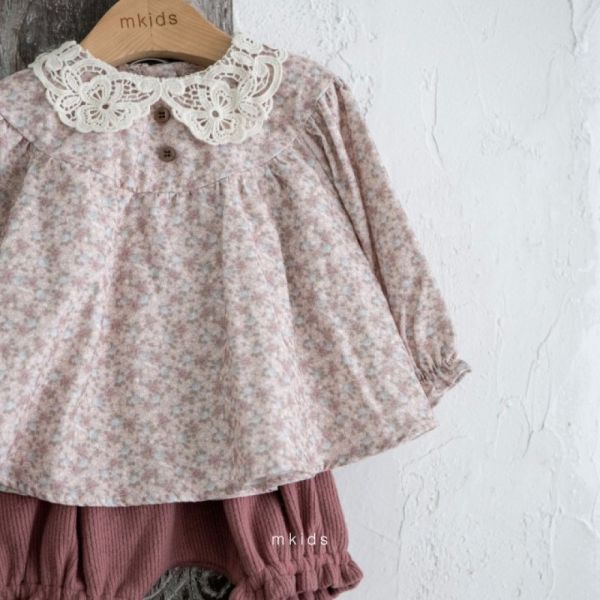 田園小碎花套裝 