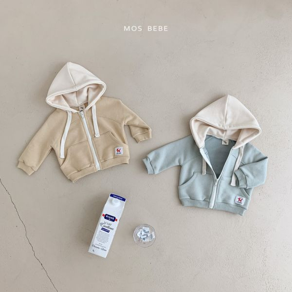 現貨 馬卡龍拚色連帽外套 MOS BEBE KOREA,童裝,蘿菈衣櫥,韓國童裝,童裝批發,代理