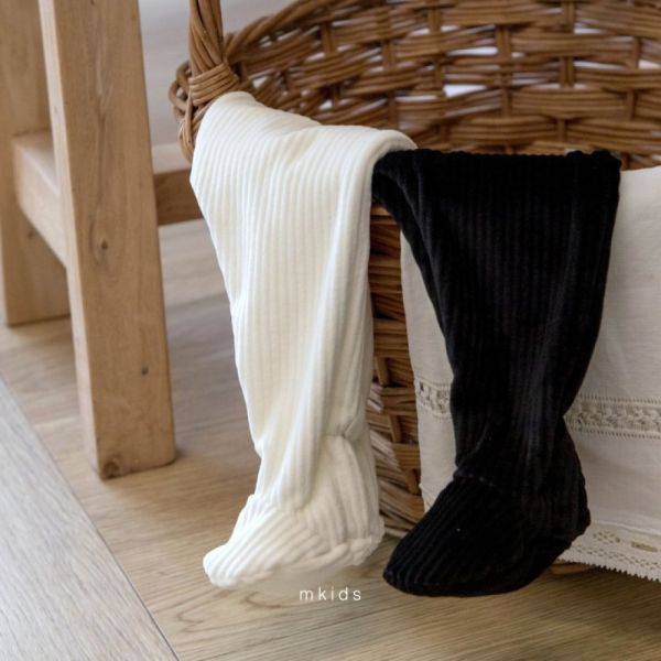 寶寶羅紋踩腳褲 保暖內搭 