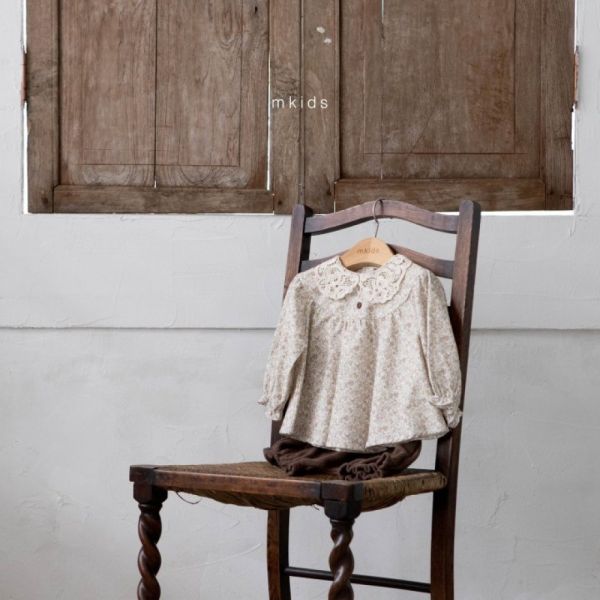 田園小碎花套裝 