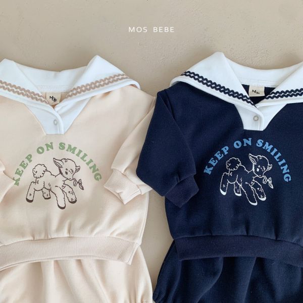 海軍領小羊套裝 童裝推薦,mosbebe,蘿菈衣櫥,男寶穿搭
