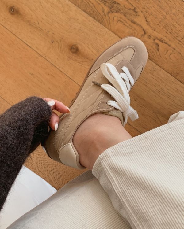 Comfor Sneakers 韓國拿鐵色德訓鞋日常百搭 sketch in love,韓國女鞋推薦,