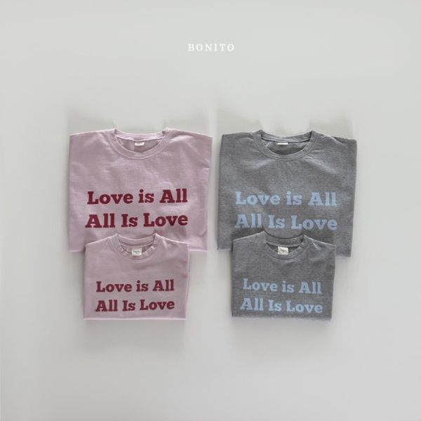 親子系列 LOVE印花休閒短袖T 