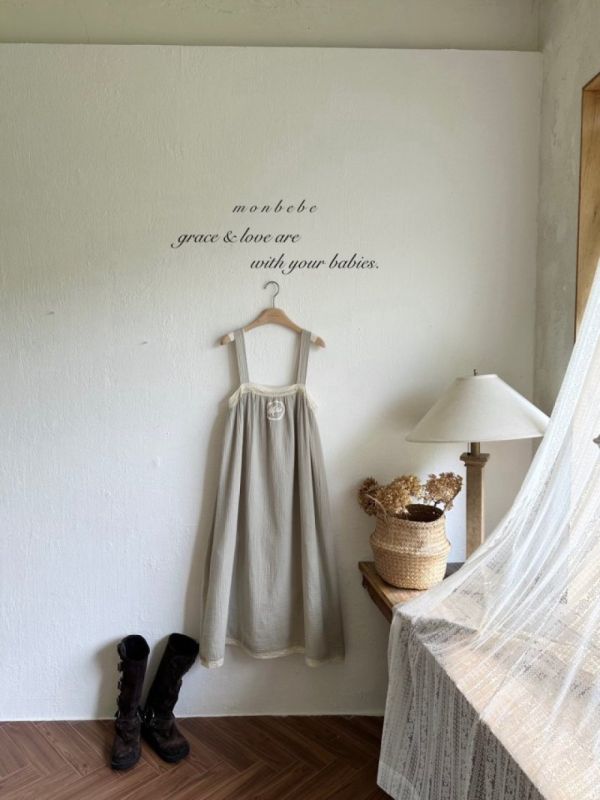 親子系列 森系背心長洋裝 包屁衣 