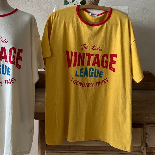 親子系列 VINTAGE美式印花T 媽媽與寶寶 