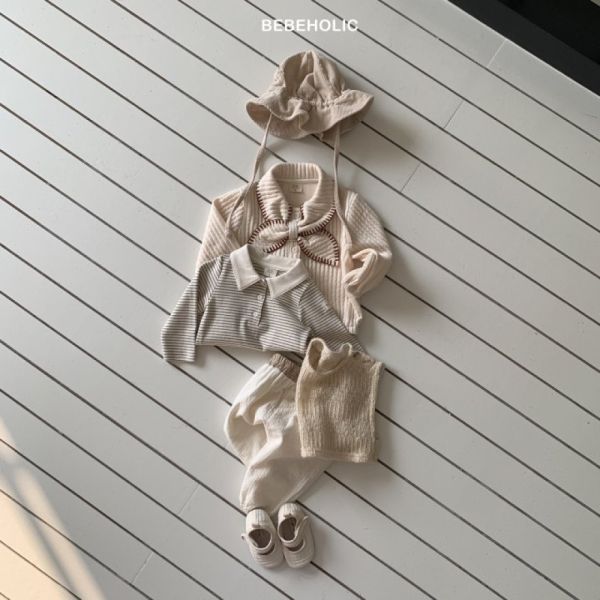 經典款長袖領線條上衣 Bebe holic,童裝,男寶穿搭,韓國童裝,桃園童裝,韓系,寶寶衣服推薦,好看寶寶衣服,超好買童裝店,親子裝,彌月禮,寶寶,待產包