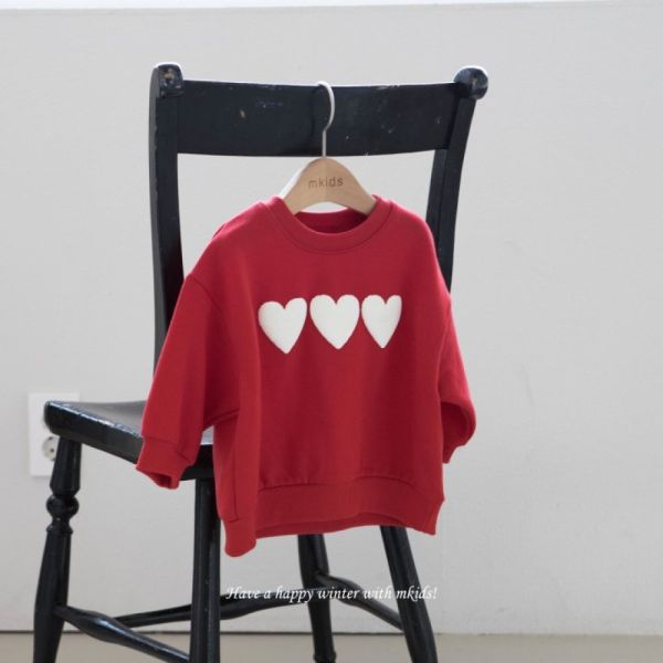 心心念念長袖上衣 愛心上衣,姊妹裝,韓國童裝,laurababy
