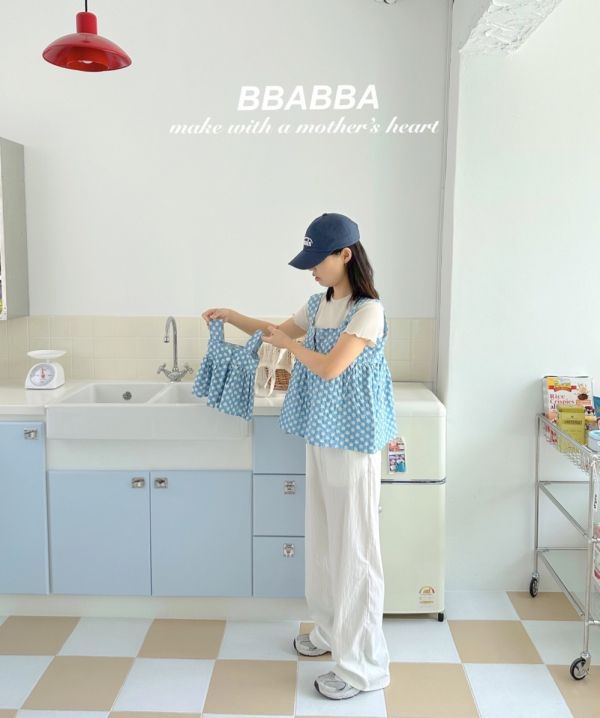 Mom 親子裝系列 藍色小花小清新背心 母女穿搭單品 親子裝,母女裝,夏季母女穿搭