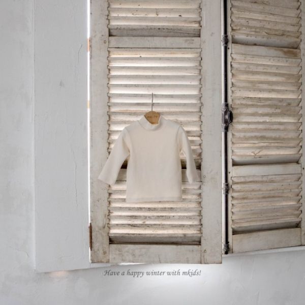 基礎半高領長袖上衣 