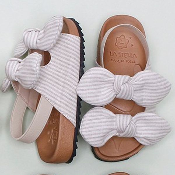 夏日大緞帶涼鞋 