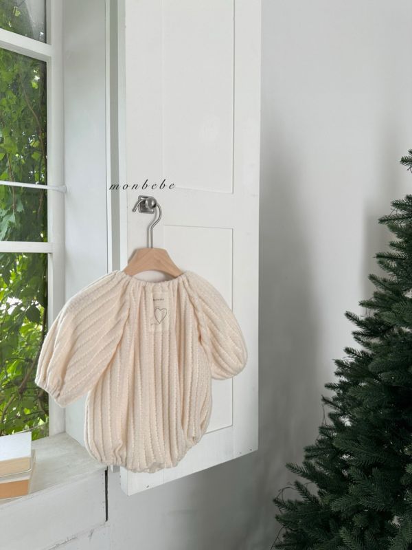 針織兔兔軟萌長袖寶寶服(帽子另售） Monbebe Korea,monbebe,laurababy,韓國童裝,童裝代購,仙女媽咪,母女裝