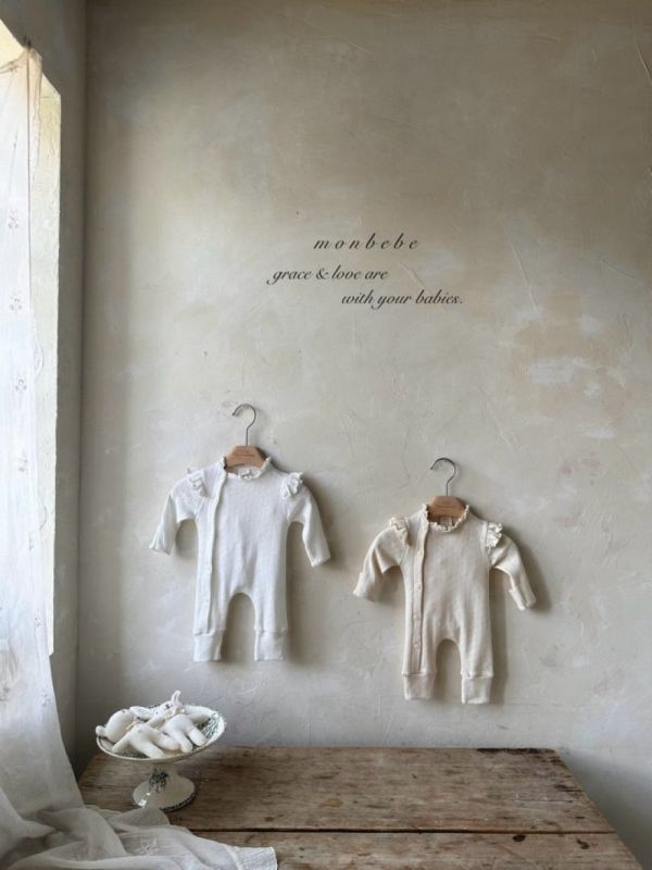 Shell荷葉領寶寶連身衣 