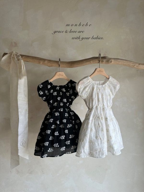 親子系列 Hydrangea泡泡袖洋裝 包屁衣 母女裝 