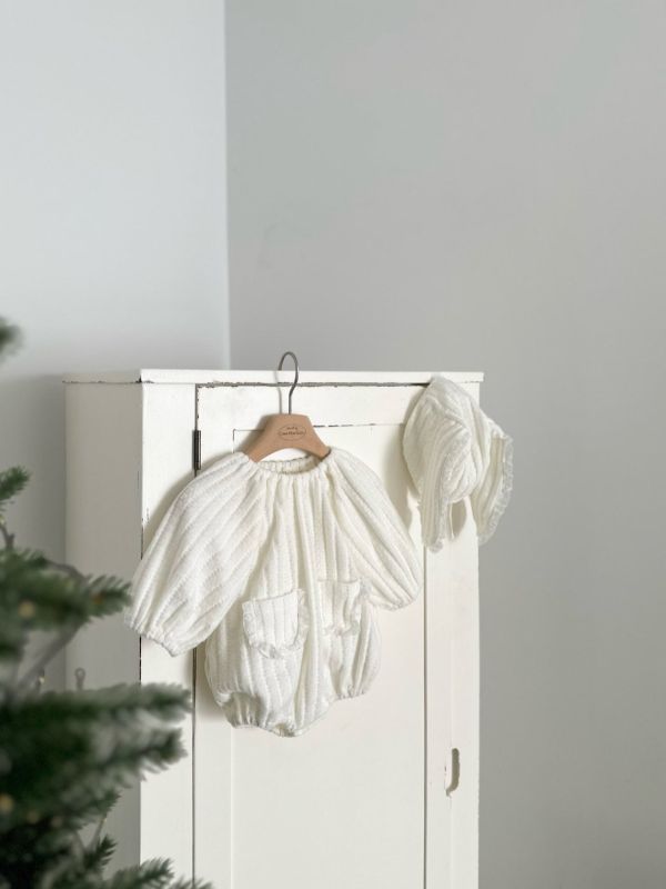 針織兔兔軟萌長袖寶寶服(帽子另售） Monbebe Korea,monbebe,laurababy,韓國童裝,童裝代購,仙女媽咪,母女裝