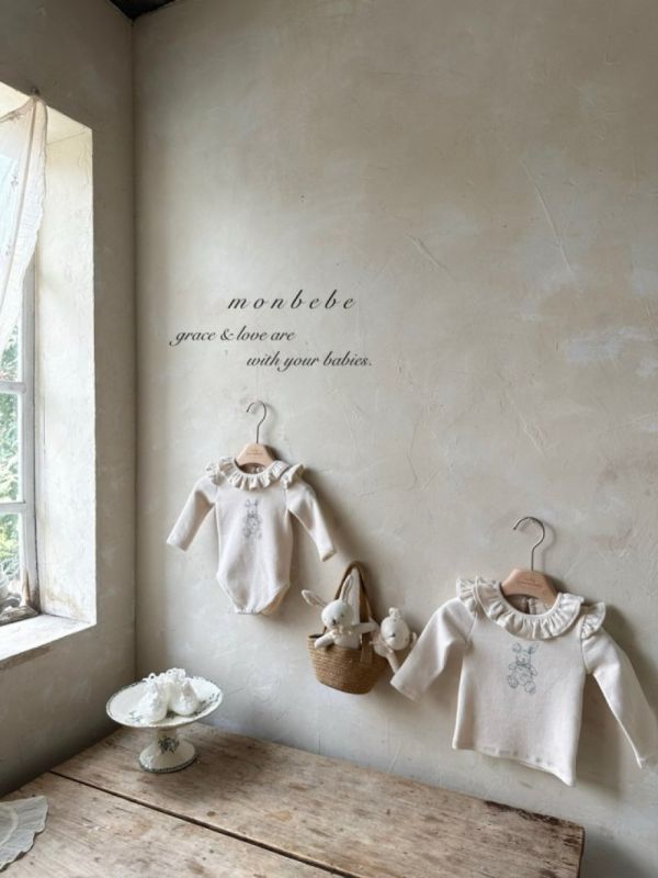 Emma邦尼兔長袖 Monbebe Korea,Monbebe,韓國Monbebe,童裝,韓國代購,韓國新生兒服飾推薦