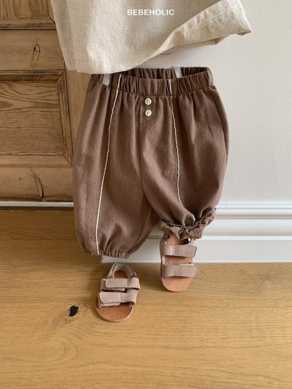 帥氣奶茶系縮口褲 Bebe holic Korea,Bebe holic,童裝,男童穿搭