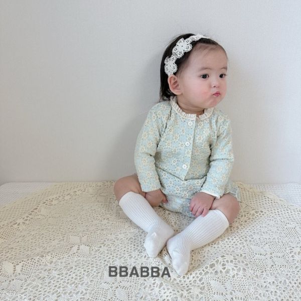 花花編織小外套 姊妹裝 
