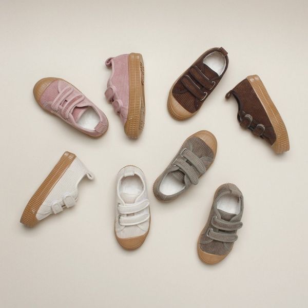 簡約餅乾鞋 魔鬼氈設計簡約經典 